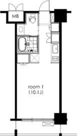 白金グランドハイツ 506 間取り図