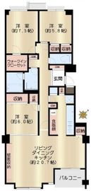 グランドメゾン大塚仲町 3階 間取り図