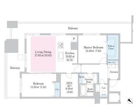 上野5号館ハイツ 1201 間取り図