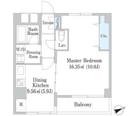 西新宿フォレストアネックス 601 間取り図