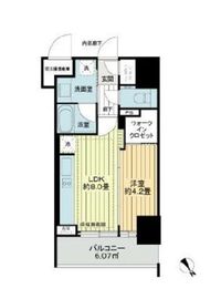 イニシア大森町N'sスクエア 2階 間取り図
