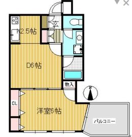 アルシオン浅草国際通り 6階 間取り図