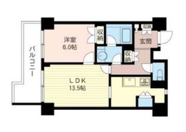 グランドメゾン落合 6階 間取り図