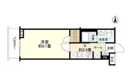 エステムコート元住吉 2階 間取り図