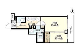 エステムコート元住吉 3階 間取り図