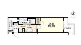 エステムコート元住吉 4階 間取り図