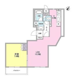 ヴィセオ幡ヶ谷 502 間取り図