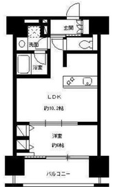 パークキューブ東品川 317 間取り図