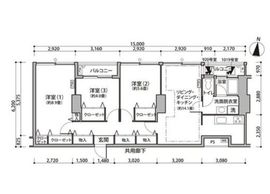 東雲キャナルコートCODAN 11-1019 間取り図