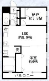 カルディアⅢ西馬込 103 間取り図