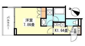 コスモリード目黒学芸大学ウエスト 205 間取り図