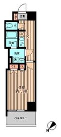 日本橋ファーストレジデンス 1009 間取り図