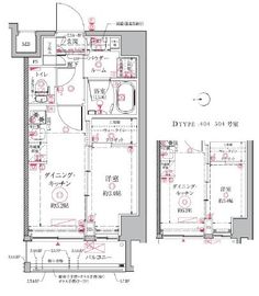 クレイシアIDZ祐天寺 7階 間取り図