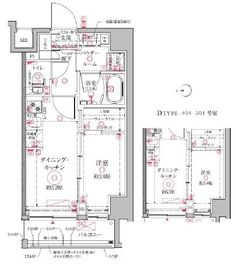 クレイシアIDZ祐天寺 8階 間取り図