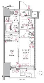 クレイシアIDZ祐天寺 2階 間取り図