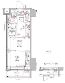 クレイシアIDZ祐天寺 2階 間取り図