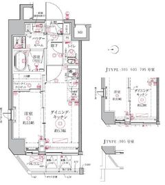 クレイシアIDZ祐天寺 6階 間取り図