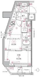 クレイシアIDZ祐天寺 8階 間取り図