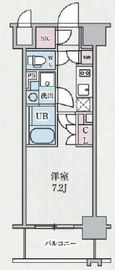 テラス浅草橋 406 間取り図