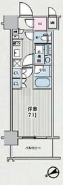 テラス浅草橋 502 間取り図