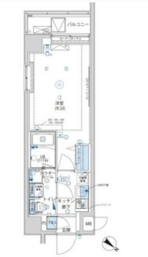GRACIA PLACE OSHIAGE (グラシアプレイス押上) 704 間取り図