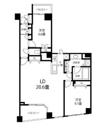 KDXレジデンス半蔵門 303 間取り図