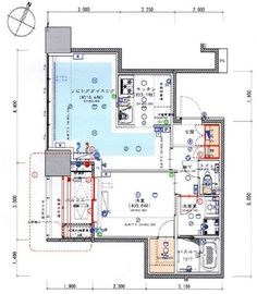 プレミストタワー白金高輪 10階 間取り図
