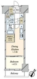 ザ・パークワンズ渋谷本町 10階 間取り図