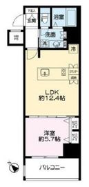 ユニーブル武蔵小山プレジオン 4階 間取り図