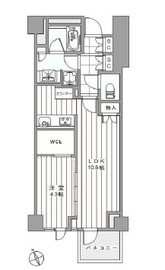 ブランズ六本木 1階 間取り図