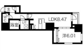プレール・ドゥーク錦糸公園前 2階 間取り図