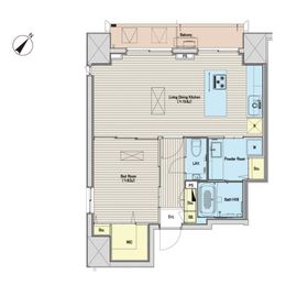 アマンE.S.K.青山 1002 間取り図