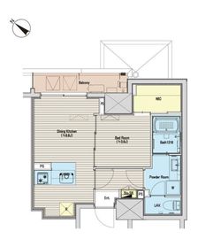アマンE.S.K.青山 401 間取り図