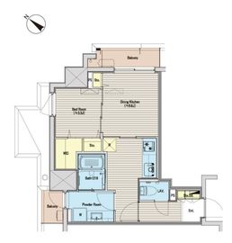 アマンE.S.K.青山 202 間取り図