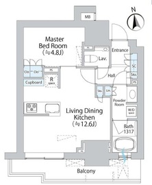 パークホームズ本郷三丁目 2階 間取り図