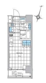 ルフォンプログレ神田プレミア 705 間取り図
