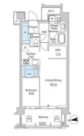 グリーンレジデンス赤坂 204 間取り図