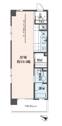 レガリア都立大レジデンス 3階 間取り図