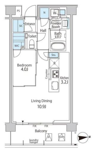 グリーンレジデンス赤坂 212 間取り図