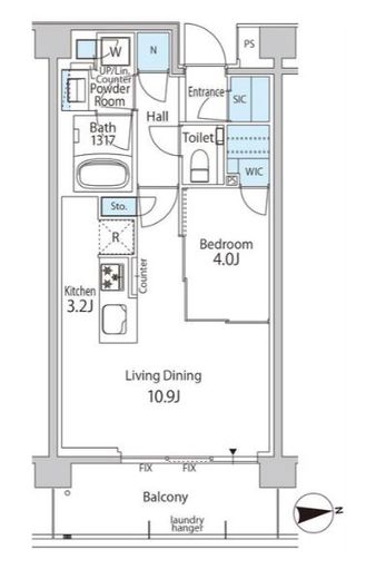 グリーンレジデンス赤坂 314 間取り図