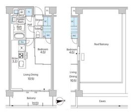 グリーンレジデンス赤坂 514 間取り図