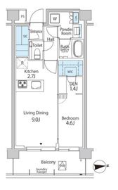 グリーンレジデンス赤坂 113 間取り図