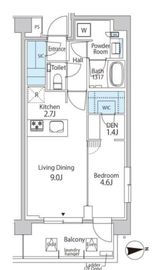 グリーンレジデンス赤坂 215 間取り図