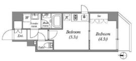 QUALITAS住吉 (クオリタス住吉) 801 間取り図