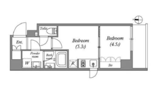 QUALITAS住吉 (クオリタス住吉) 402 間取り図