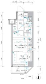 QUALITAS住吉 (クオリタス住吉) 502 間取り図
