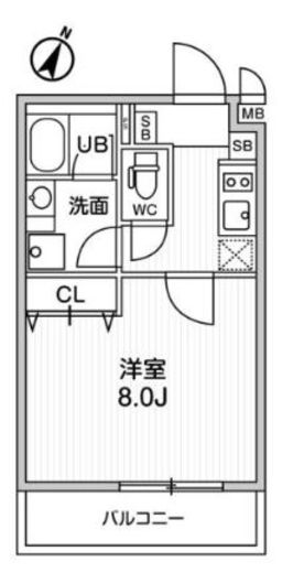 ALTERNA北品川 (オルタナ北品川) 204 間取り図