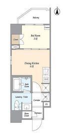 ES-Grande木場公園 (エスグランデ木場) 2階 間取り図