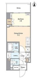ES-Grande木場公園 (エスグランデ木場) 5階 間取り図