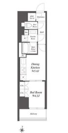 WORVE東京木場 512 間取り図